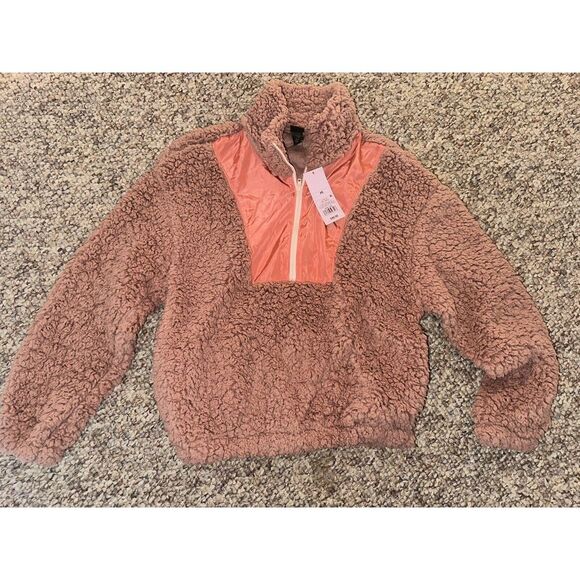 NWT Wild Fable‎ Pink Sherpa jacket Size XS - Picture 1 of 3